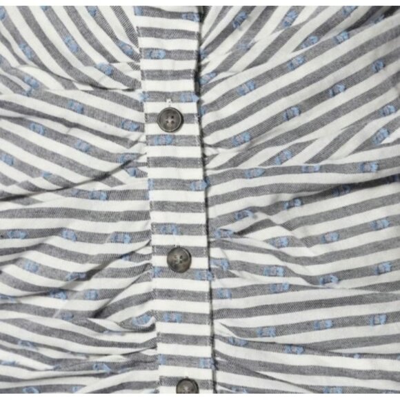 VERONICA BEARD Kai Striped Ruffle Dress Size 4 - Picture 5 of 8